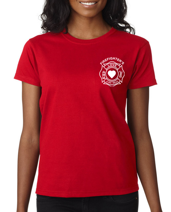 Firefighter Love Red Women – Front