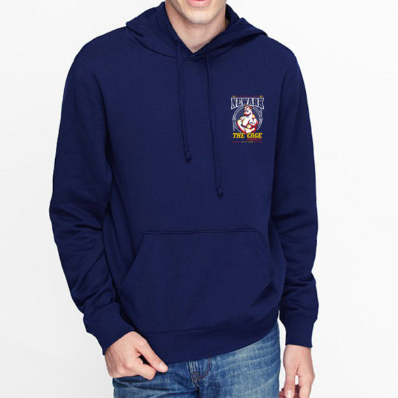 Engine 12 The Cage Navy Hoodie Front
