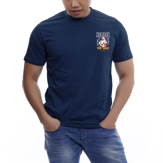Engine12 The Cage Navy Tshirt Front