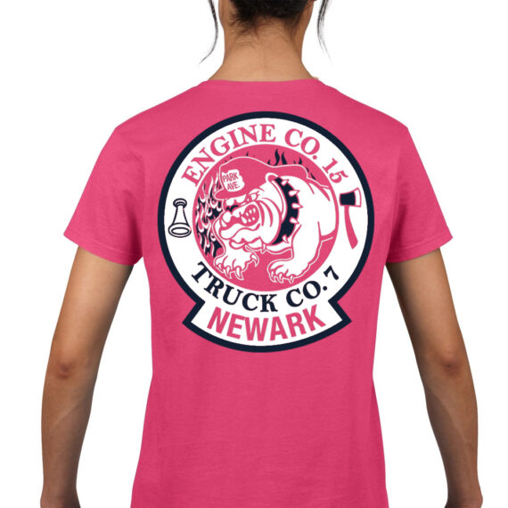 Park Ave Heliconia Pink Tshirt Back