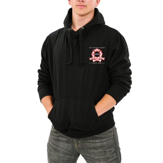 Outer Limits BLACK HOODIE – FRONT