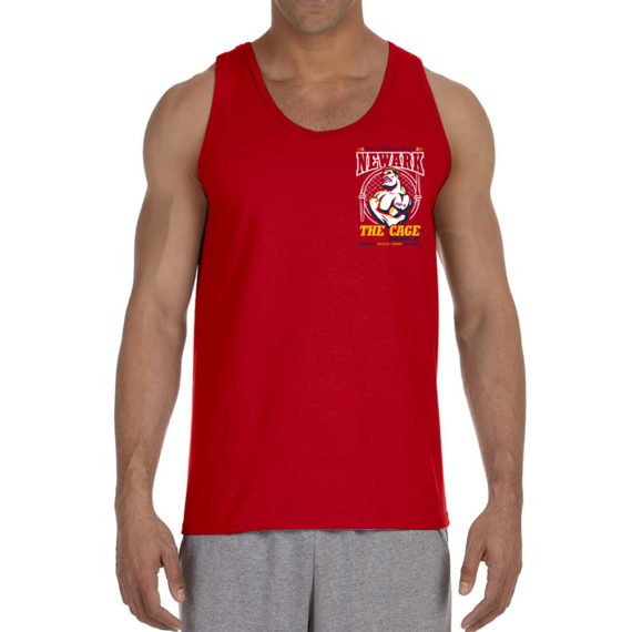 The Cage RED Tank FRONT Mockup