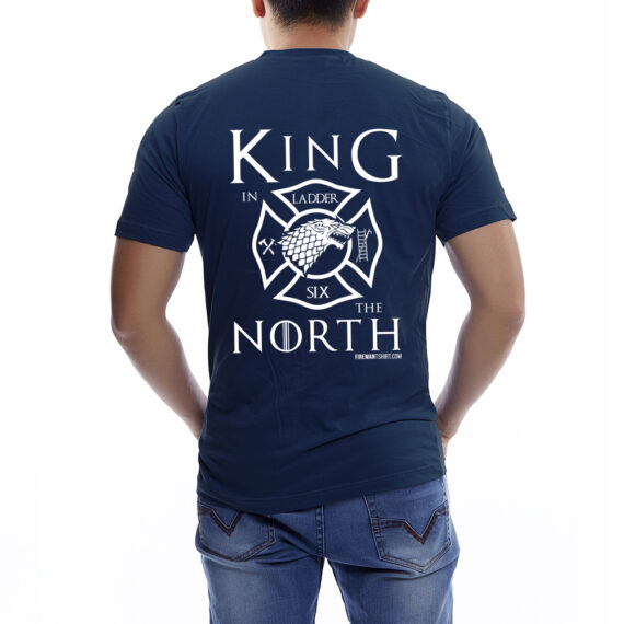 King of the North NAVY TSHIRT – BACK